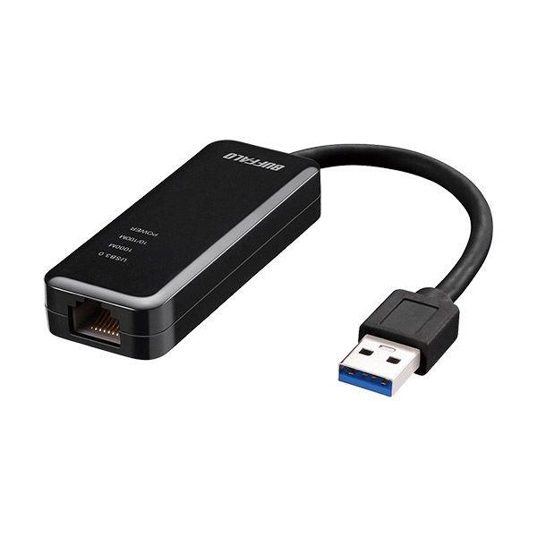 バッファロー Giga対応 TypeーA USB3.2(Gen1)用LANアダプター ブラック LU...