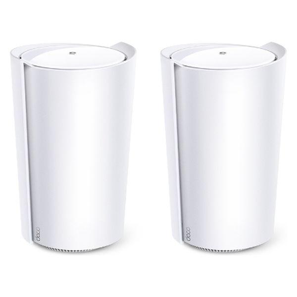 TP-LINK AX7800 トライバンド メッシュWi-Fi 6システム 2パック DECO X9...