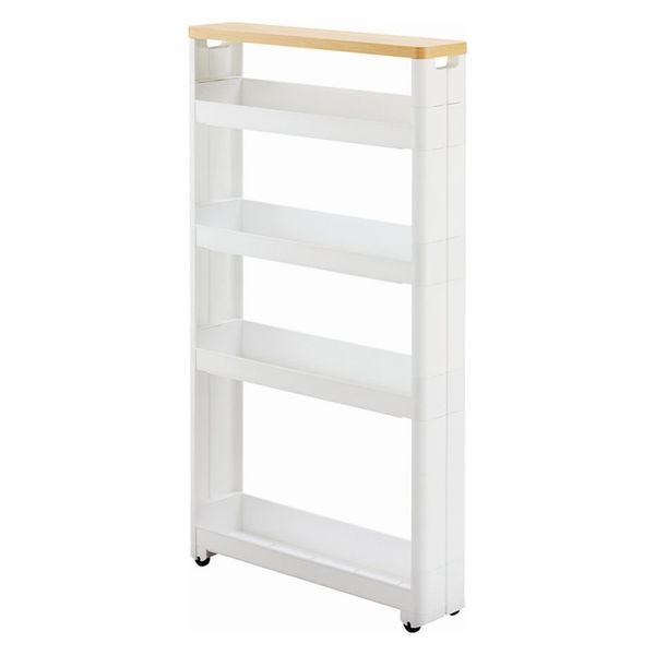 不動技研 スマートワゴンFit WT55-5段 W(ホワイト) F2543 1個（直送品）