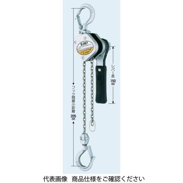 未来工業 レバーブロック(ラチェットレバー付チェーンブロック) LX003-3M 1個（直送品）