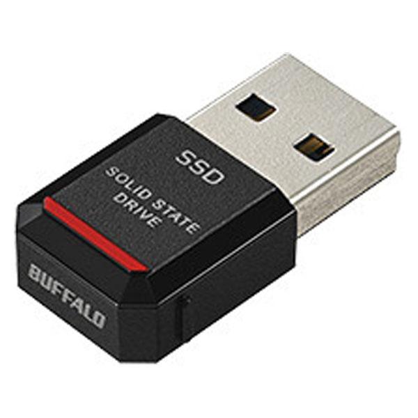 バッファロー　ＰＣ対応　ＵＳＢ３．２（Ｇｅｎ１）対応　ＴＶ録画対応　ＳＳＤ　５００ＧＢ　ブラック S...