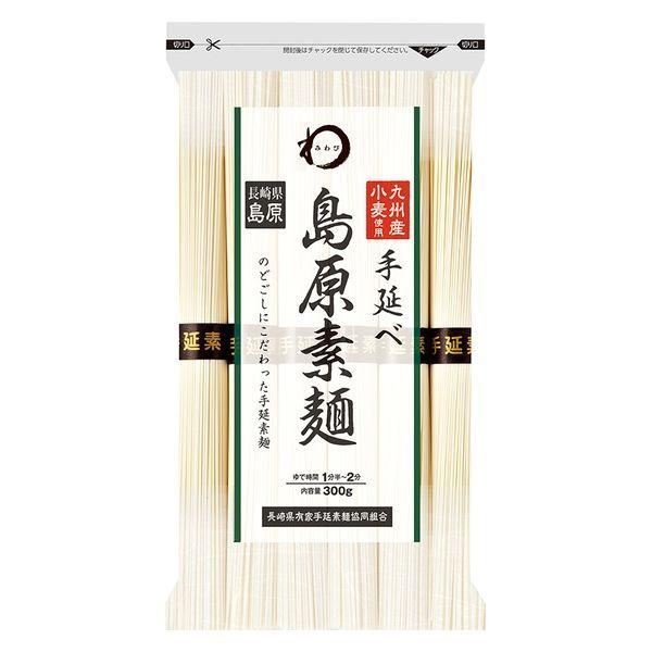 「業務用」（株）日本アクセス（ＡＢ） みわび 九州産小麦使用 島原手延べ 素麺 300g×20個 4...