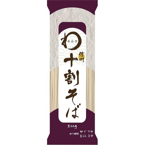 「業務用」（株）日本アクセス（ＡＢ） みわび おびなた 信州十割そば 200g×10個 497346...