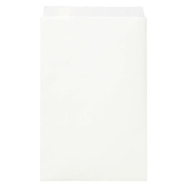 アスクル 紙平袋 白 無地 中 1セット（1000枚：200枚入×5袋）【紙袋】  オリジナル