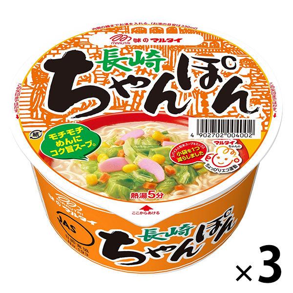 【ワゴンセール】カップ麺　マルタイ　長崎ちゃんぽん　93g　1セット（3食）