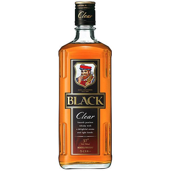 ブラックニッカクリア　37度　700ml　1本  ニッカ　ウイスキー