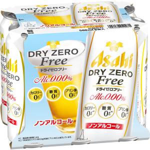 ノンアルコールビール　ビールテイスト飲料　アサヒ　ドライゼロフリー　500ml　1パック(6本) ノンアルコールビールの商品画像