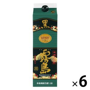 黒霧島 25度 1.8L パック 1箱（6本入） 芋焼酎 霧島酒造