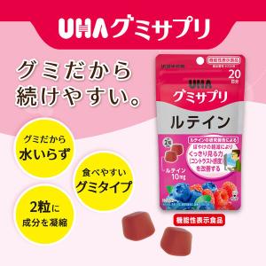 UHA味覚糖 UHAグミサプリ ルテイン(20...の詳細画像3