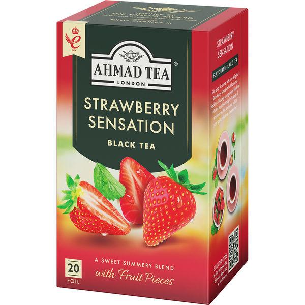 （紅茶 ティーバッグ） AHMAD TEA (アーマッドティー） ストロベリー 1箱（20袋入） フ...
