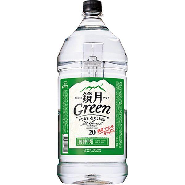 鏡月Ｇｒｅｅｎ２０度４Ｌペット 1本 甲類焼酎　サントリー