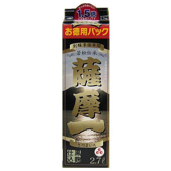 薩摩一　25度　2.7Lパック 焼酎