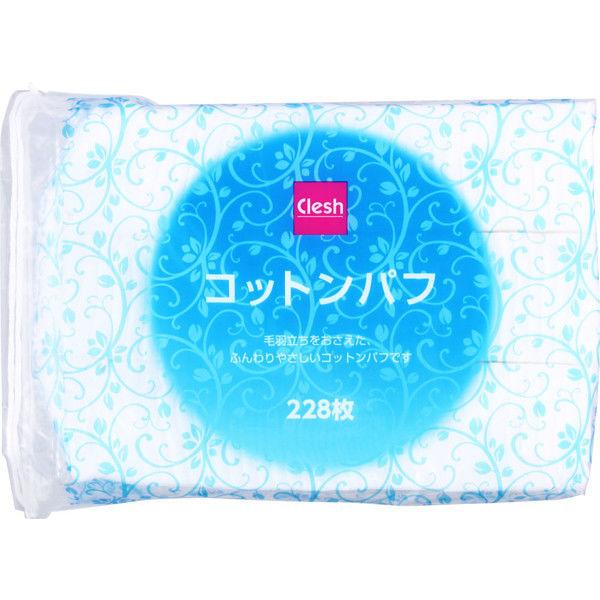 Clesh（クレシュ） コットンパフ 5×6cm 228枚入 スズラン