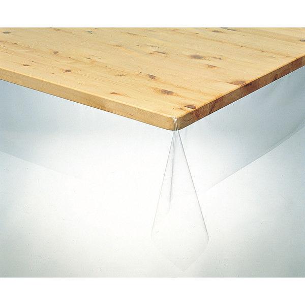 明和グラビア 3点機能付 透明ビニールテーブルクロス 120cm×200cm KMGK-1820 1...
