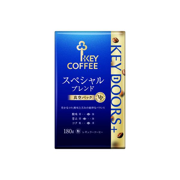 【コーヒー粉】キーコーヒー KEY DOORS＋ スペシャルブレンド (VP)　1袋（180g）