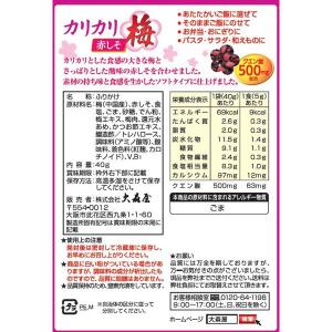 大森屋 カリカリ梅赤しそ 40g 1個の詳細画像1