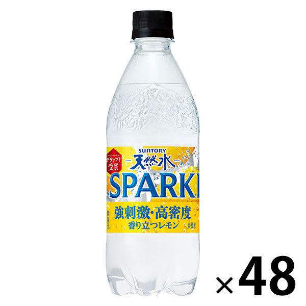 （セール）（炭酸水）サントリー 天然水SPARKLINGレモン 500ml 1セット（48本）