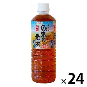 【アウトレット】えひめ飲料 ポン 日本の麦茶 　600ml 　1箱（24本入）　ペットボトル飲料　ノ...