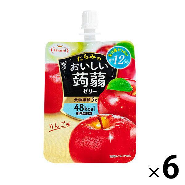 たらみ　おいしい蒟蒻ゼリーりんご味　150g　6個