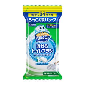スクラビングバブル 流せるトイレブラシ フロー...の詳細画像1