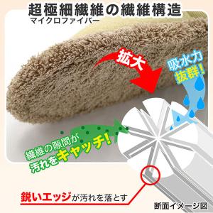 レック 激落ちくん おそうじスリッパNEO ベ...の詳細画像5