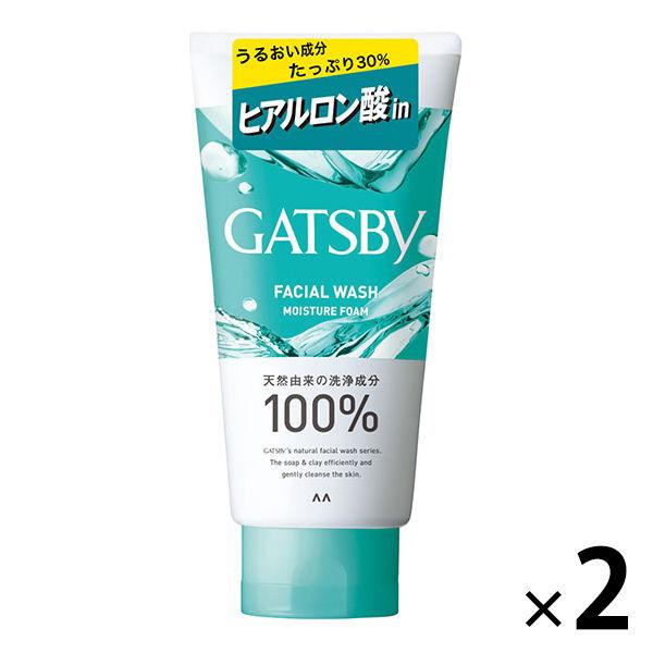 GATSBY（ギャツビー）洗顔料 モイスチャーフォーム うるおい ノンスクラブ 130g 2個 乾燥...