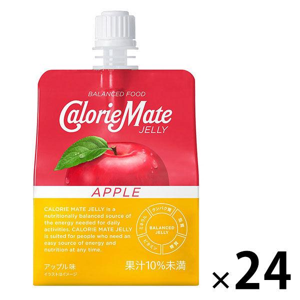 カロリーメイトゼリー　アップル味　1セット（1個（215g）×24）　バランス栄養食　大塚製薬