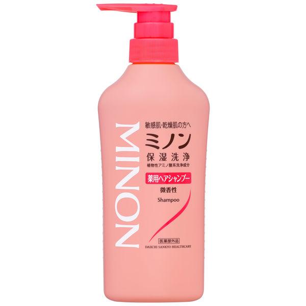 ミノン薬用ヘアシャンプー　ポンプ　450ml　第一三共ヘルスケア