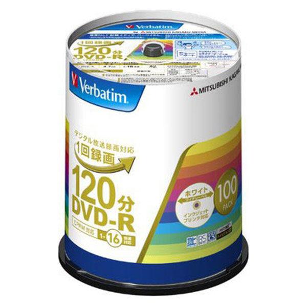 Verbatim Japan 録画用DVD-R 100枚 スピンドルケース ホワイト VHR12JP...