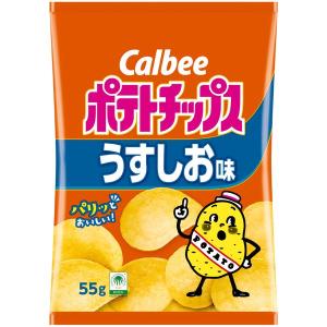 カルビー ポテトチップスうすしお味 3袋 スナ...の詳細画像1
