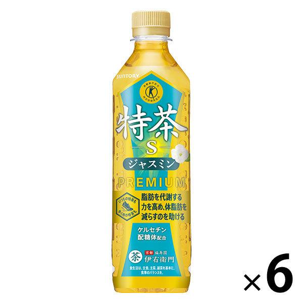 【トクホ・特保】サントリー 伊右衛門 特茶 ジャスミン 500ml 1セット（6本）