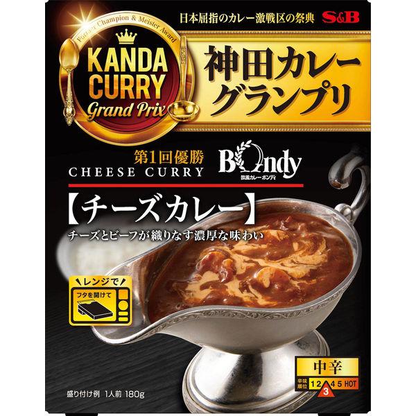 【セール】エスビー食品 神田カレーグランプリ 欧風カレーボンディ チーズカレー お店の中辛 1個