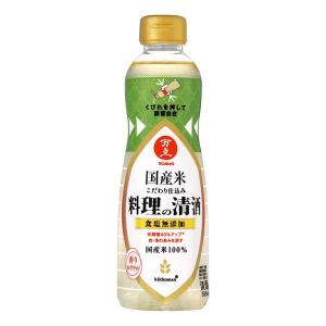 キッコーマン マンジョウ 国産米こだわり仕込み 料理の清酒 500ml 1本 （国産米100使用 食塩無添加　無塩）