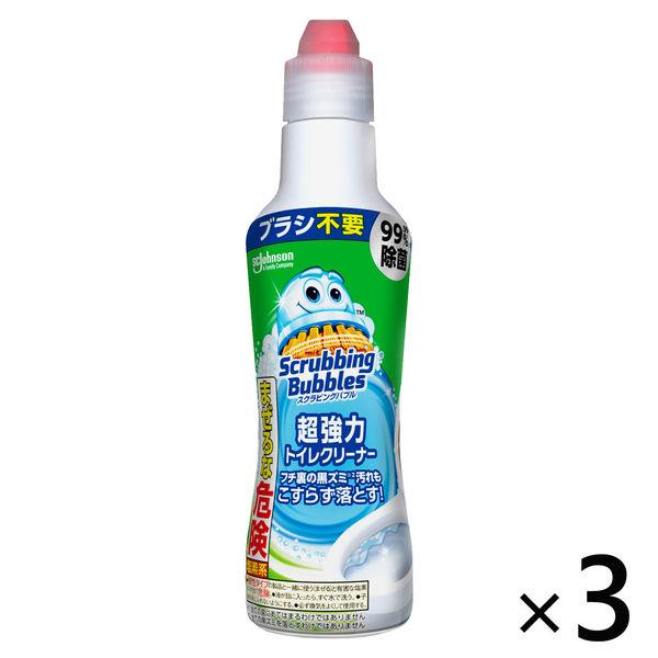 （セール）スクラビングバブル トイレ掃除 超強力トイレクリーナー 400g 1セット(3本) ジェル...