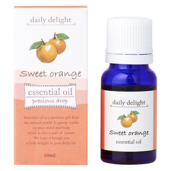 デイリーディライト エッセンシャルオイル 100%天然精油 スイートオレンジ 幸せな気持ちに 10m...