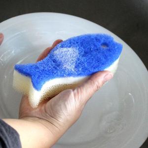 おさかなスポンジ ブルー 1個の詳細画像2