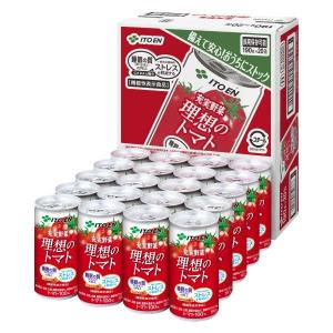 【機能性表示食品】伊藤園 トマトジュース 理想のトマト 190g 1箱（20缶入）長期保存 【野菜ジュース/野菜飲料】