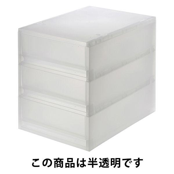無印良品 ポリプロピレン 小物収納ケース 引出３段 約幅26×奥行37×高さ32.5cm 良品計画