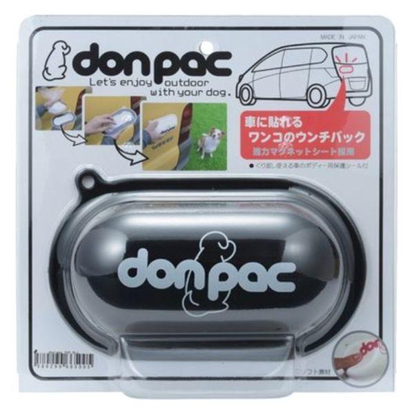 ドンパック don-pac 車に貼れる 犬のウンチパック POP ブラック 1個