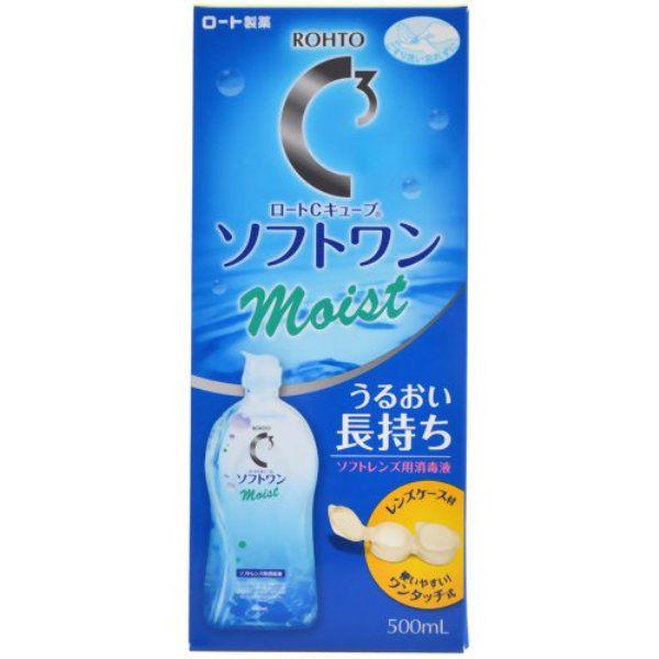 ロートシーキューブ（Cキューブ）  ソフトワンモイストa 1本（500mL） コンタクト用洗浄・消毒...