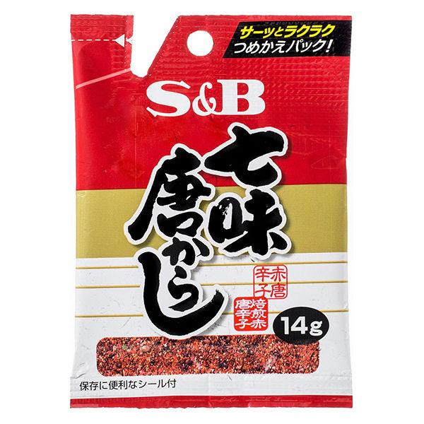 エスビー食品 S＆B 七味唐辛子 14g 1本