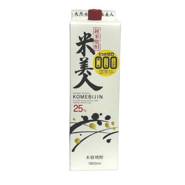 米美人　25度 1.8L 1800ml パック 1本 米焼酎　山都酒造
