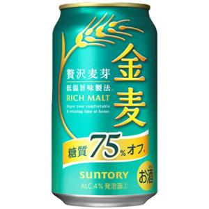 ビール類 金麦 糖質75%オフ350ml 2ケ...の詳細画像1