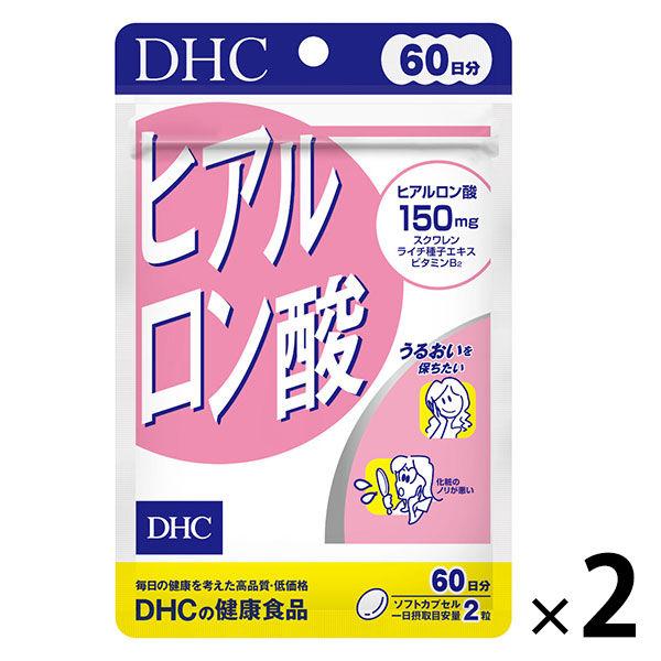 PayPayポイント大幅付与 DHC ヒアルロン酸 60日分/120粒×2袋 美容・スクワレン・ビタ...