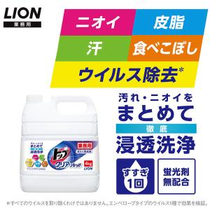 トップクリアリキッド 業務用 詰め替え 4kg...の詳細画像1