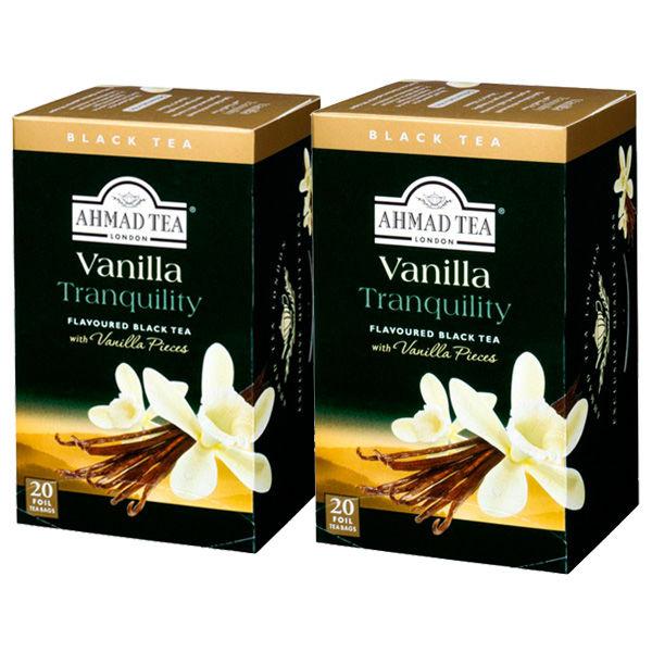 【 紅茶 ティーバッグ 】 AHMAD TEA (アーマッドティー） バニラ 1セット 40袋 (2...