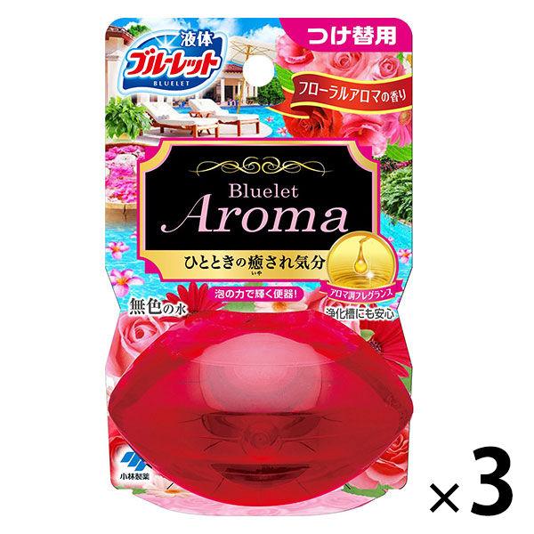 液体ブルーレットおくだけ つけ替え用 フローラルアロマの香り 70ml 1セット（3個）小林製薬 ト...