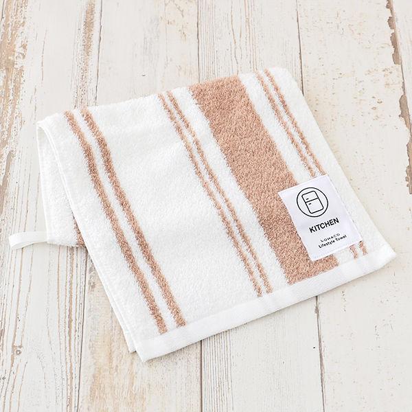 今治タオル キッチン用タオル ロハコ限定 LOHACO lifestyle towel ベージュ 約...