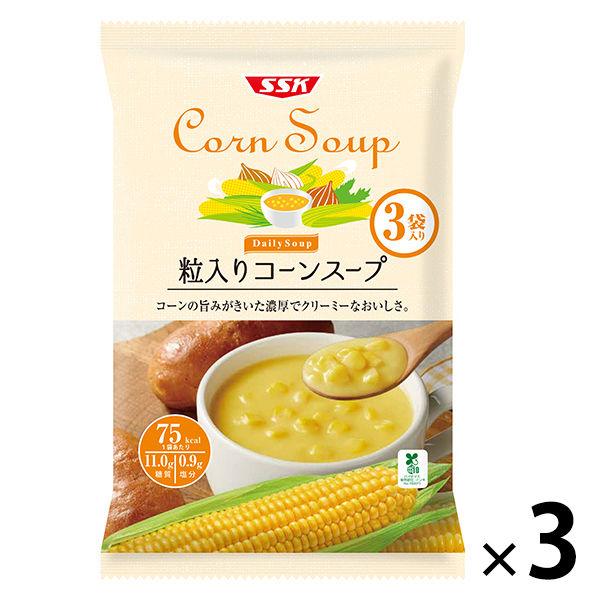 Daily Soup 粒入りコーンスープ3袋入 3個