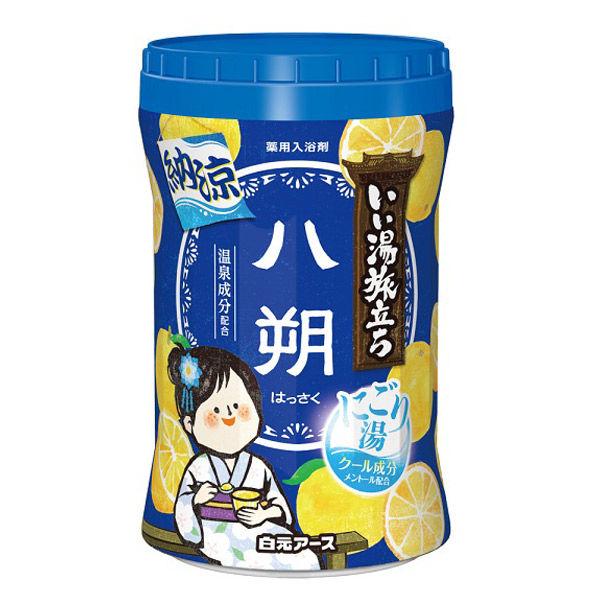 いい湯旅立ち ボトル 納涼にごり湯 八朔の香り 温泉成分配合 にごり湯タイプ 500g 1個 医薬部...